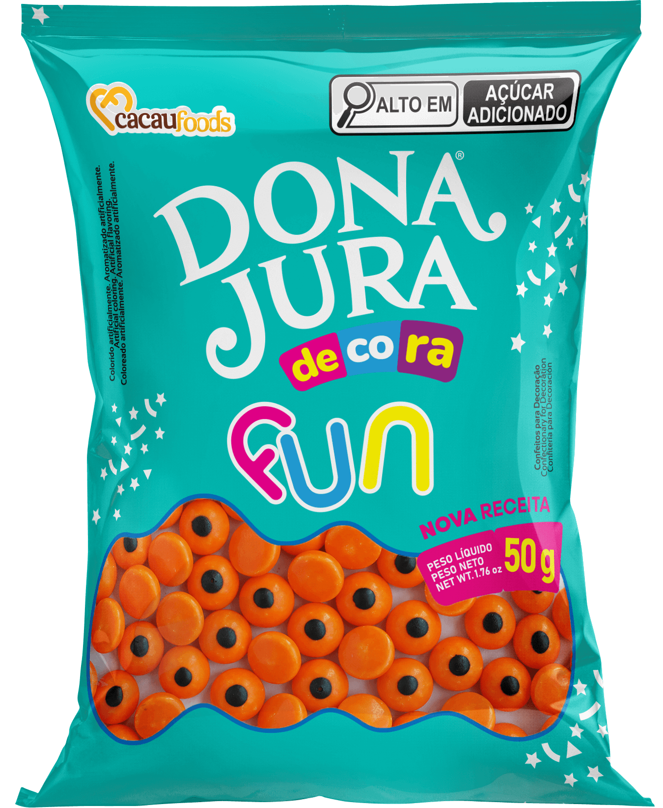 Decora Fun Olho Laranja 50g
