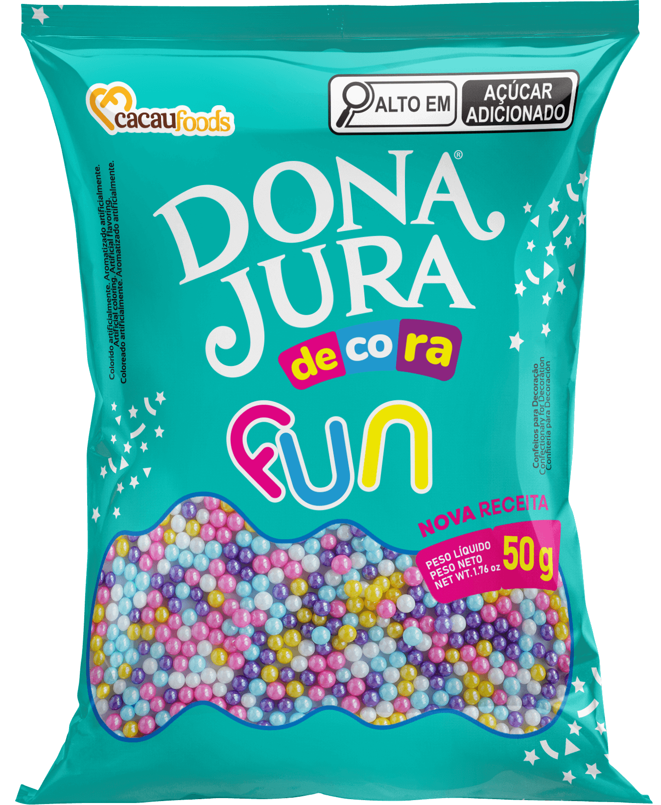 Decora Fun Perolas Coloridas 50g