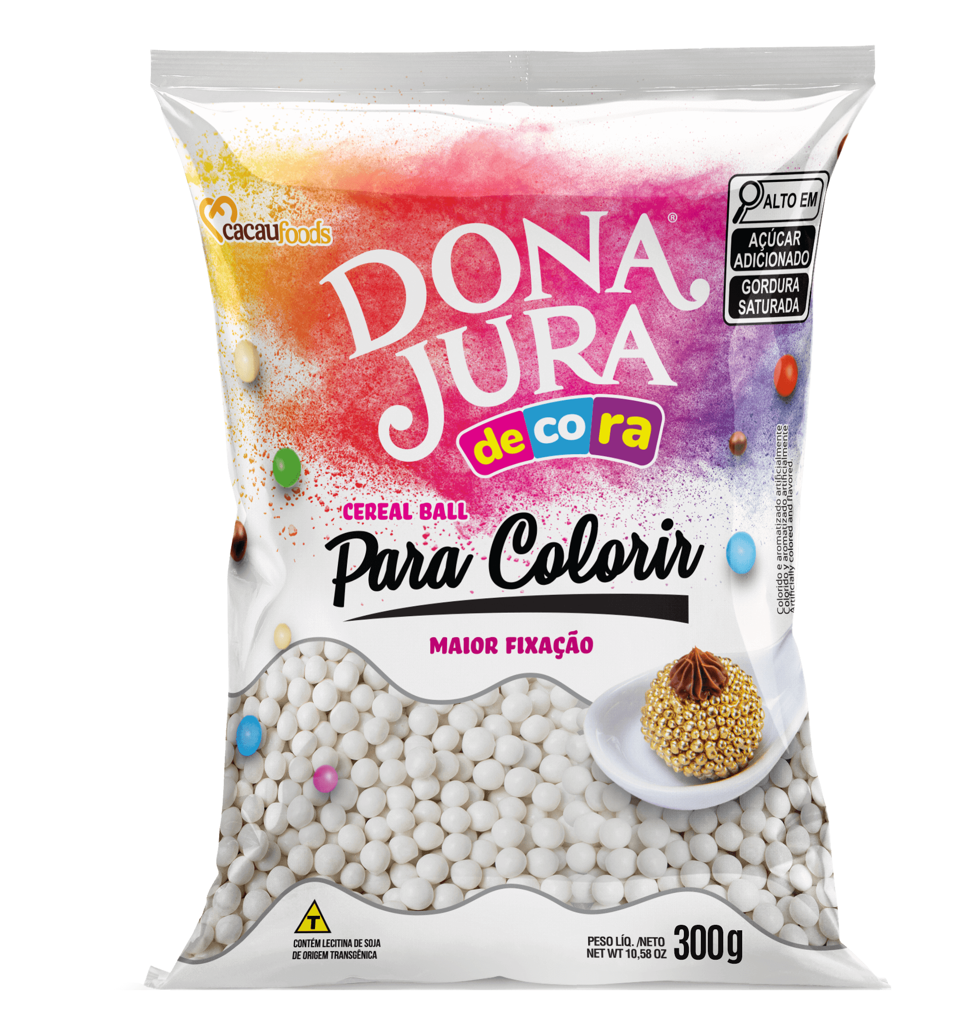 Mini Cereal Crocante para Colorir Bag 300g