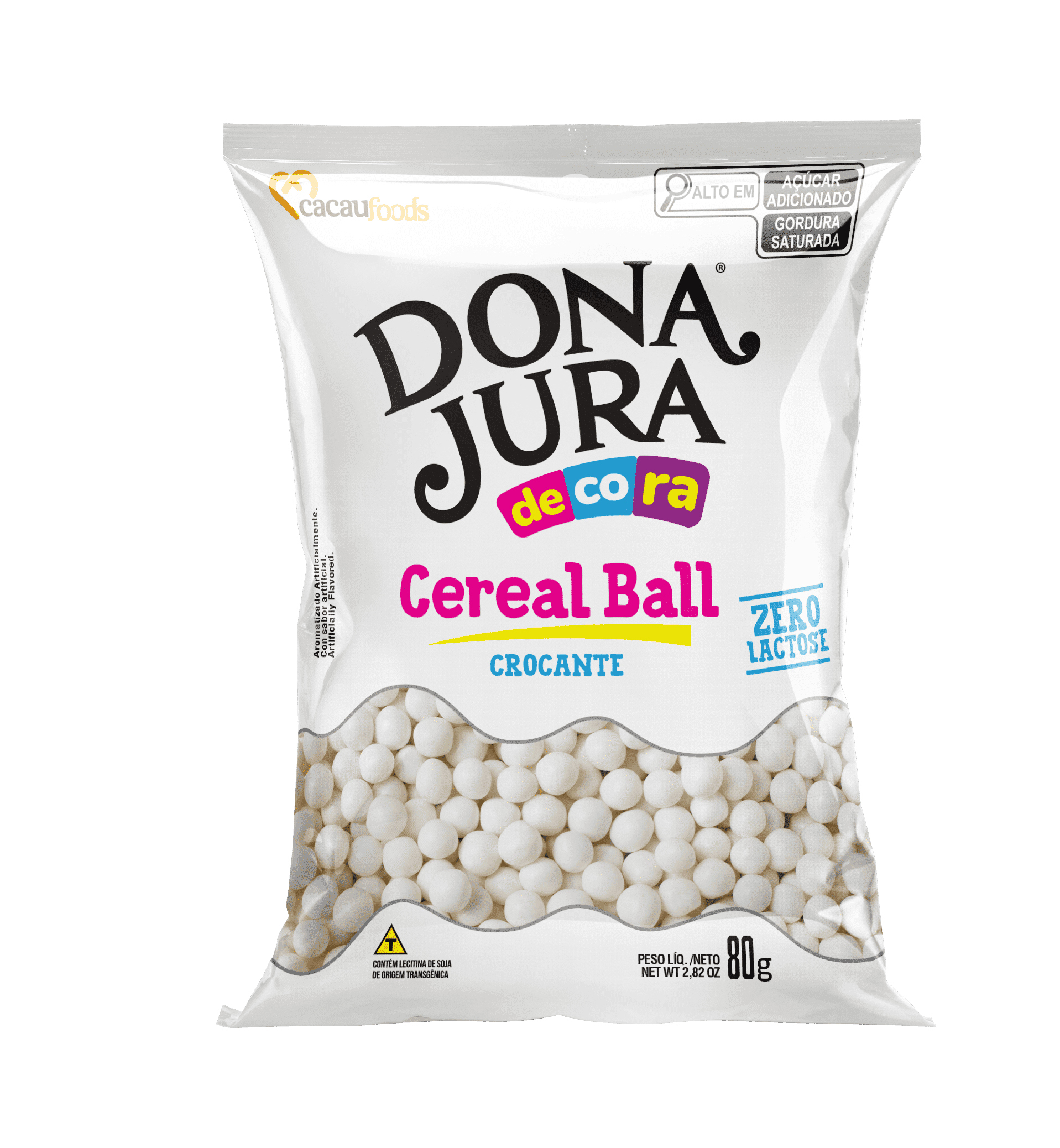 Big Cereal Crocante Chocolate Branco Bag 80g