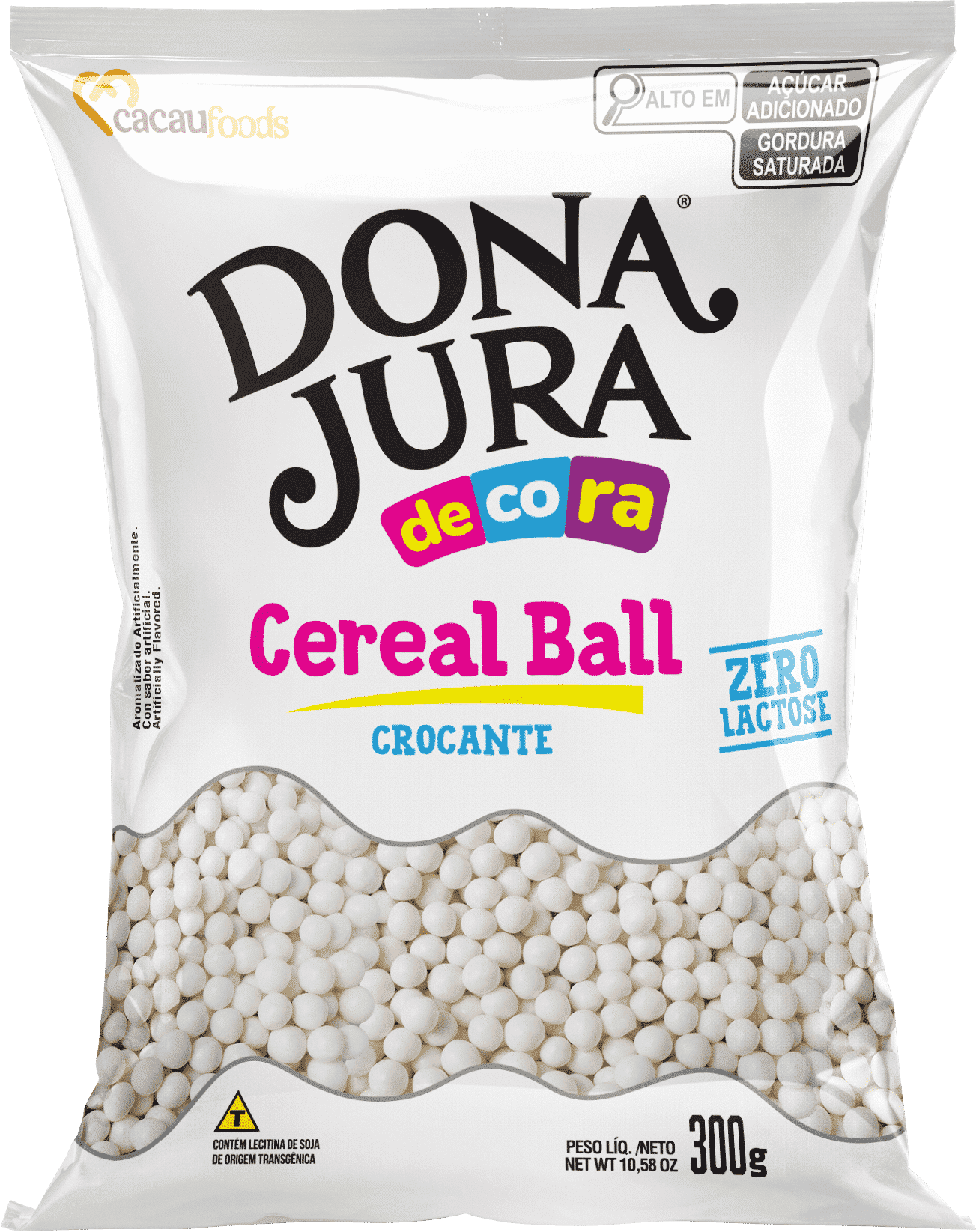 Mini Cereal Crocante Branco Bag 300g