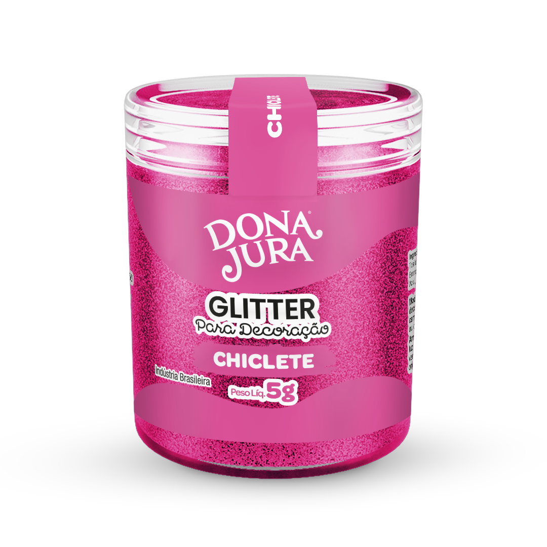 Glitter Para Decoração Chiclete 5g