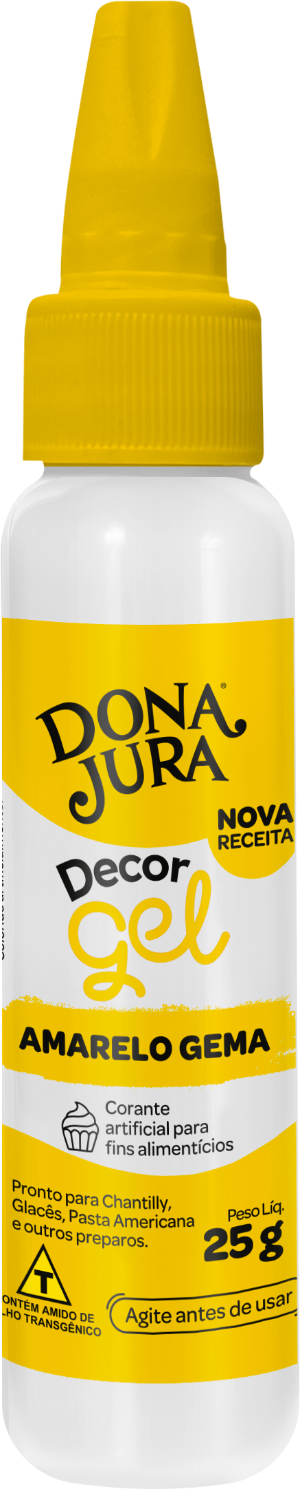 Corante em Gel DecorGel Amarelo Gema 25g