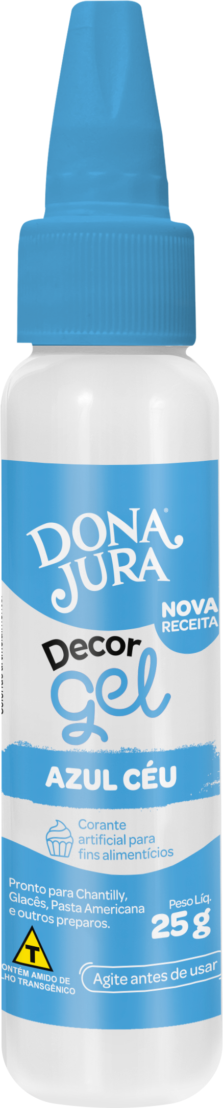 Corante em Gel DecorGel Azul Céu 25g