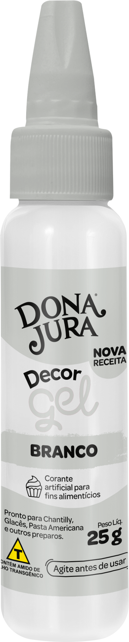 Corante em Gel DecorGel Branco 25g