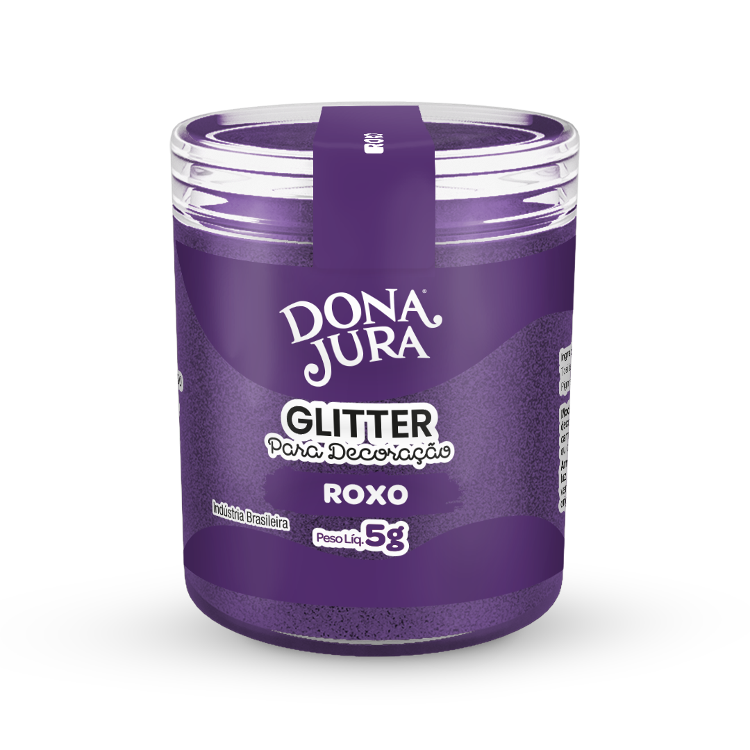 Glitter Para Decoração Roxo 5g