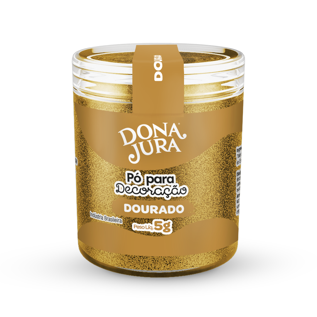 Pó para Decoração Dourado 5g