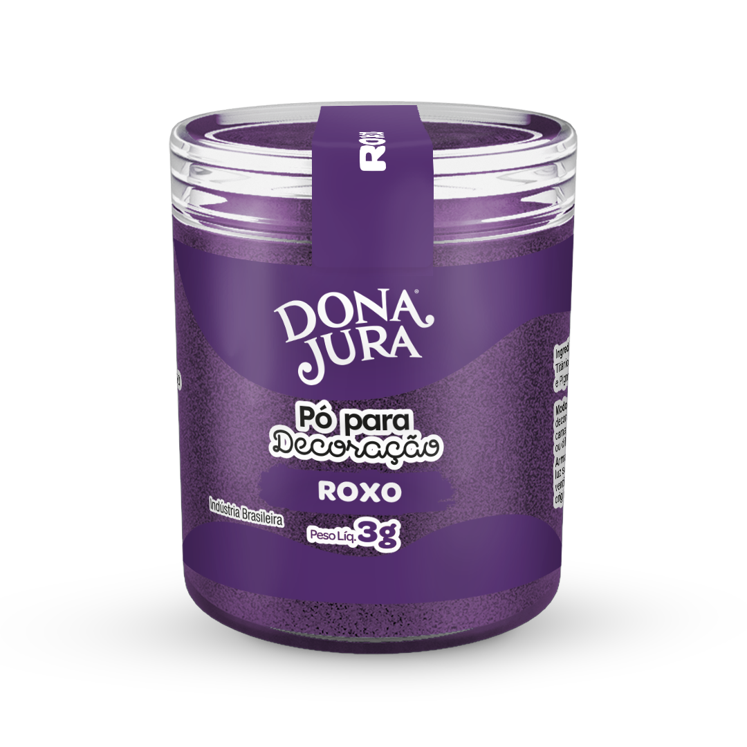 Pó para Decoração Roxo 3g