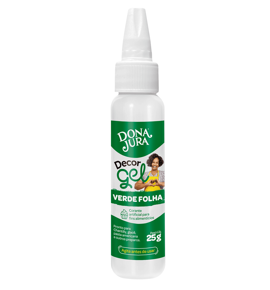 Corante em Gel DecorGel Verde Folha 25g