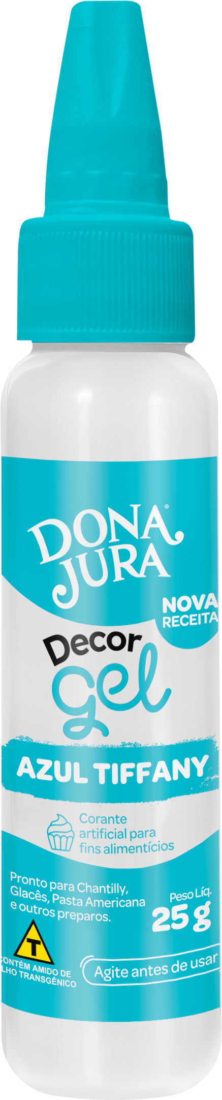 Corante em Gel DecorGel Azul Tiffany 25g
