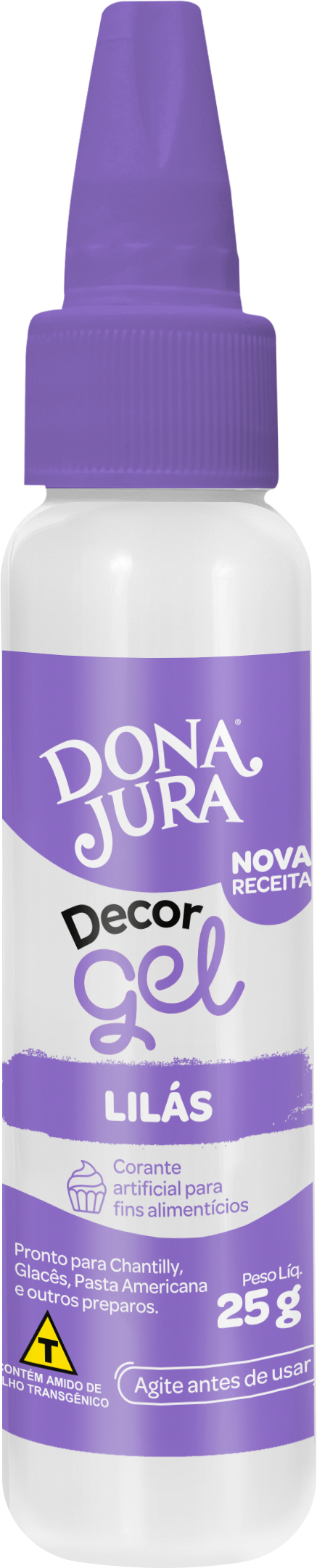 Corante em Gel DecorGel Lilás 25g