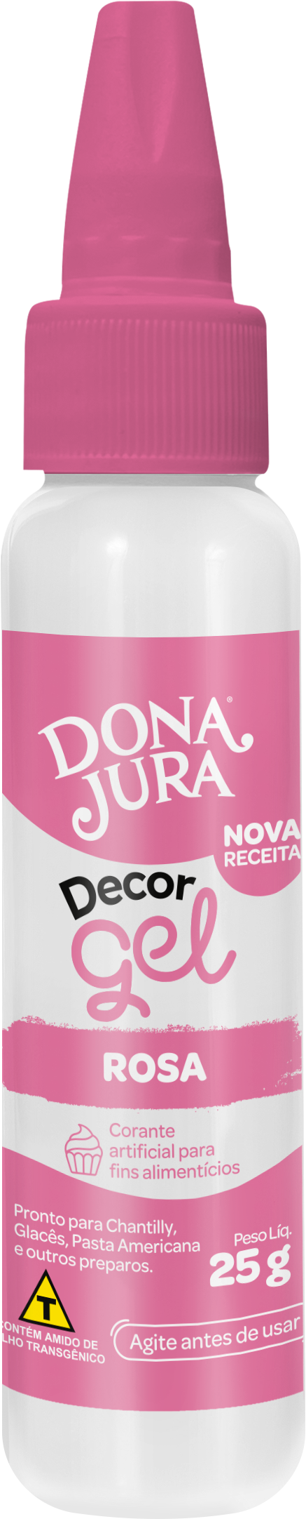 Corante DecorGel Rosa Seco 25g