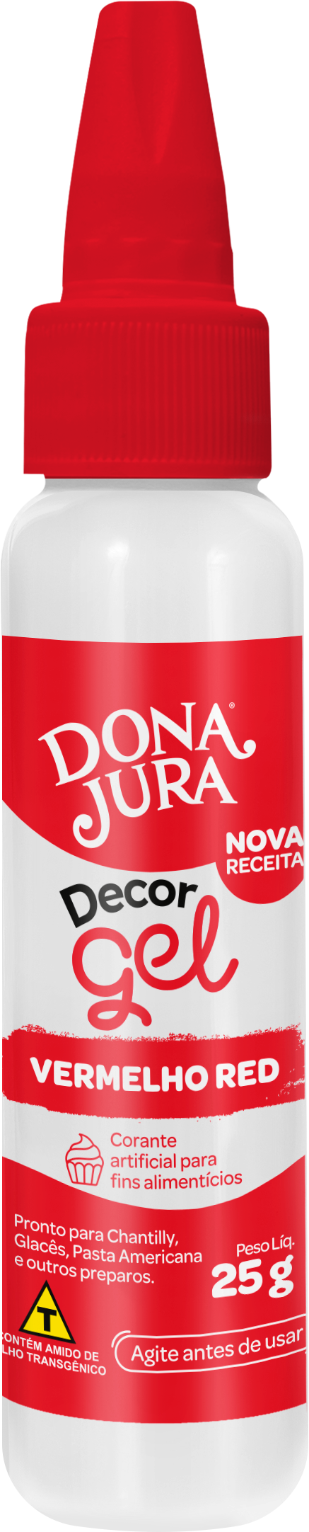 Corante em Gel DecorGel Vermelho Red 25g