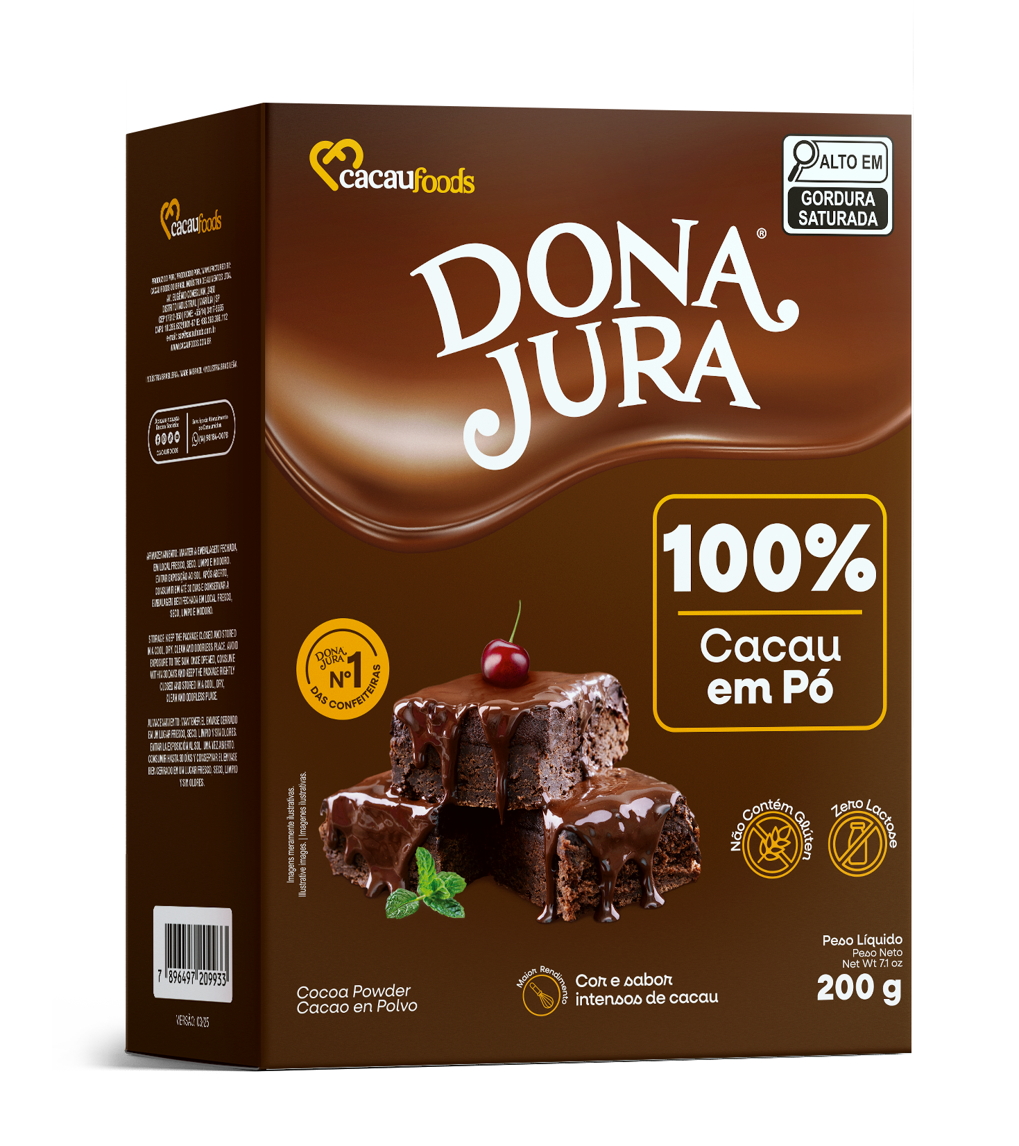 Cacau em Pó Alcalino Display 200g
