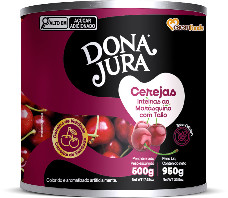 Cereja em Calda com Talo