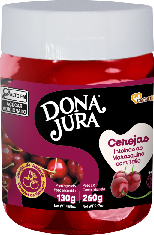 Cereja em Calda com Talo - Imagem 2