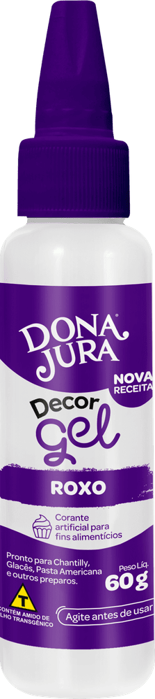Corante DecorGel Roxo 60g