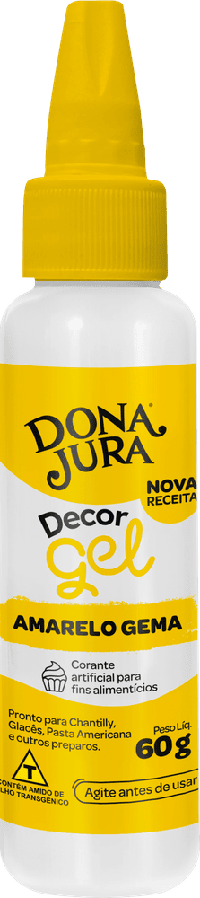 Corante em Gel DecorGel Amarelo Gema 60g