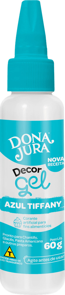 Corante em Gel DecorGel Azul Tiffany 60g