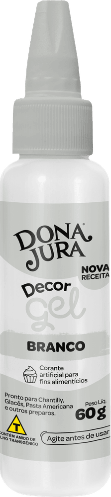 Corante em Gel DecorGel Branco 60g