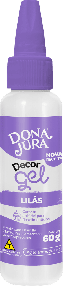 Corante em Gel DecorGel Lilás 60g