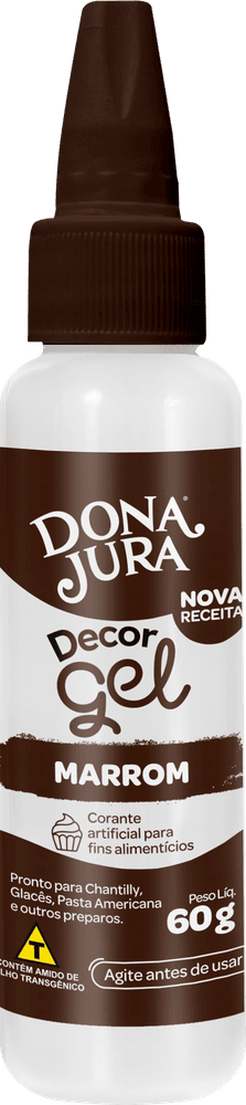 Corante em Gel DecorGel Marrom 60g