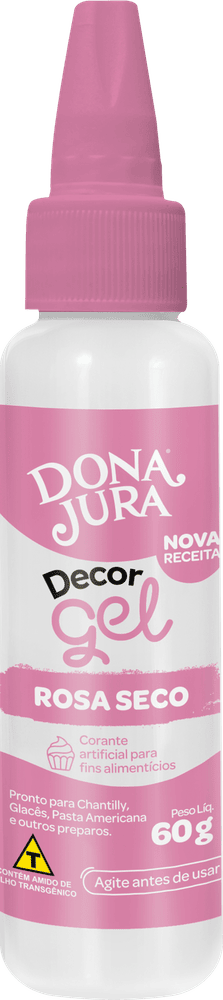 Corante em Gel DecorGel Rosa 60g
