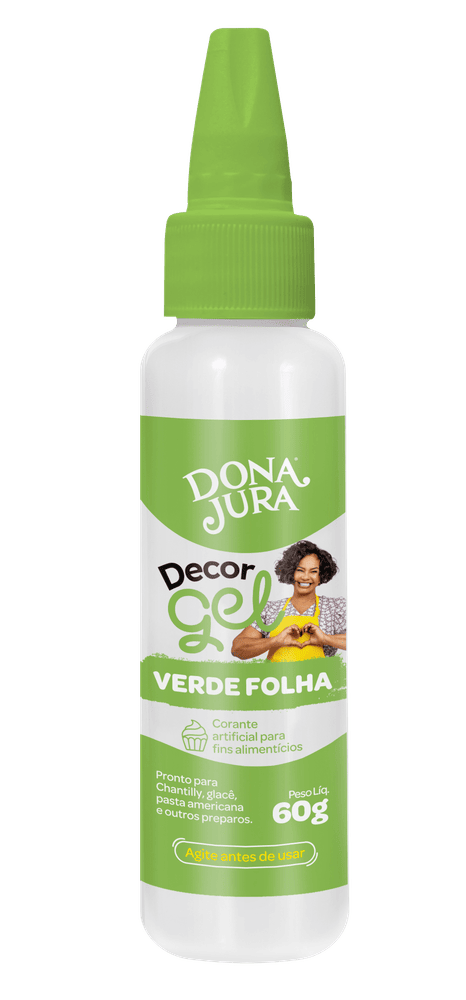 Corante em Gel DecorGel Verde Folha 60g