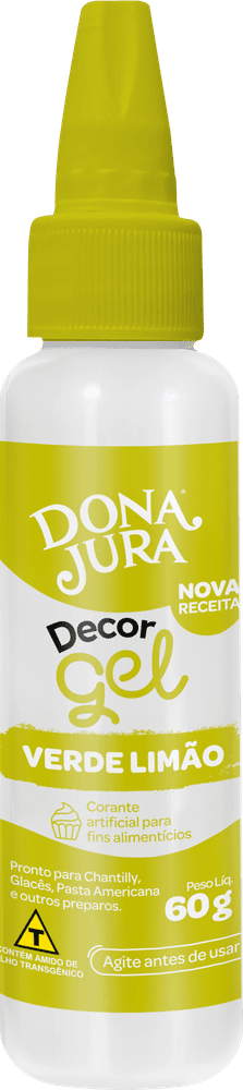 Corante em Gel DecorGel Verde Limão 60g