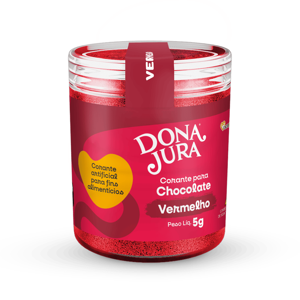 Corante para Chocolate Vermelho 5g