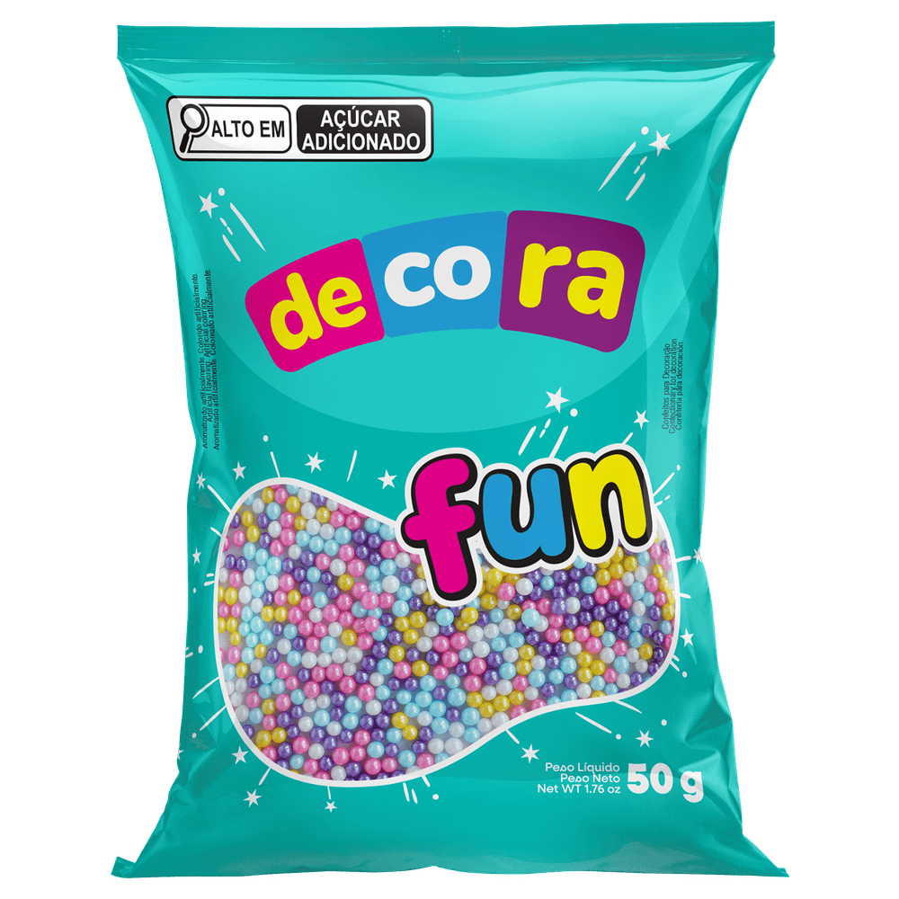 Decora Fun Perolas Coloridas 50g