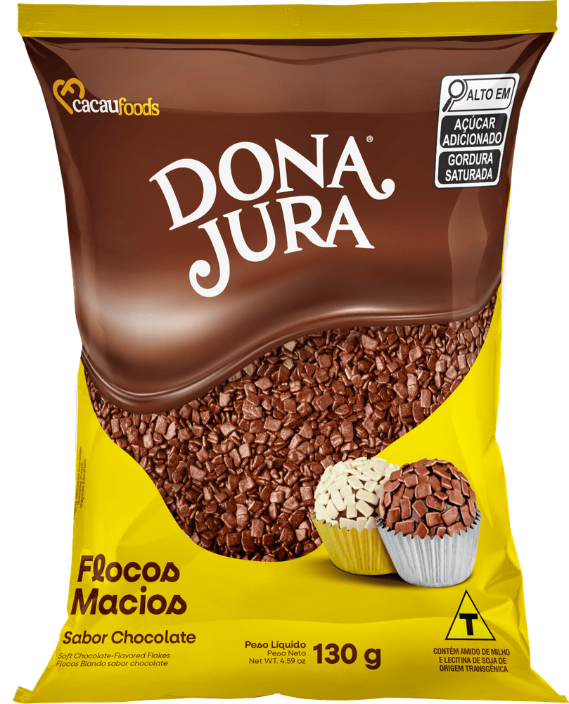 Flocos Macio Sabor Chocolate Bag 130g