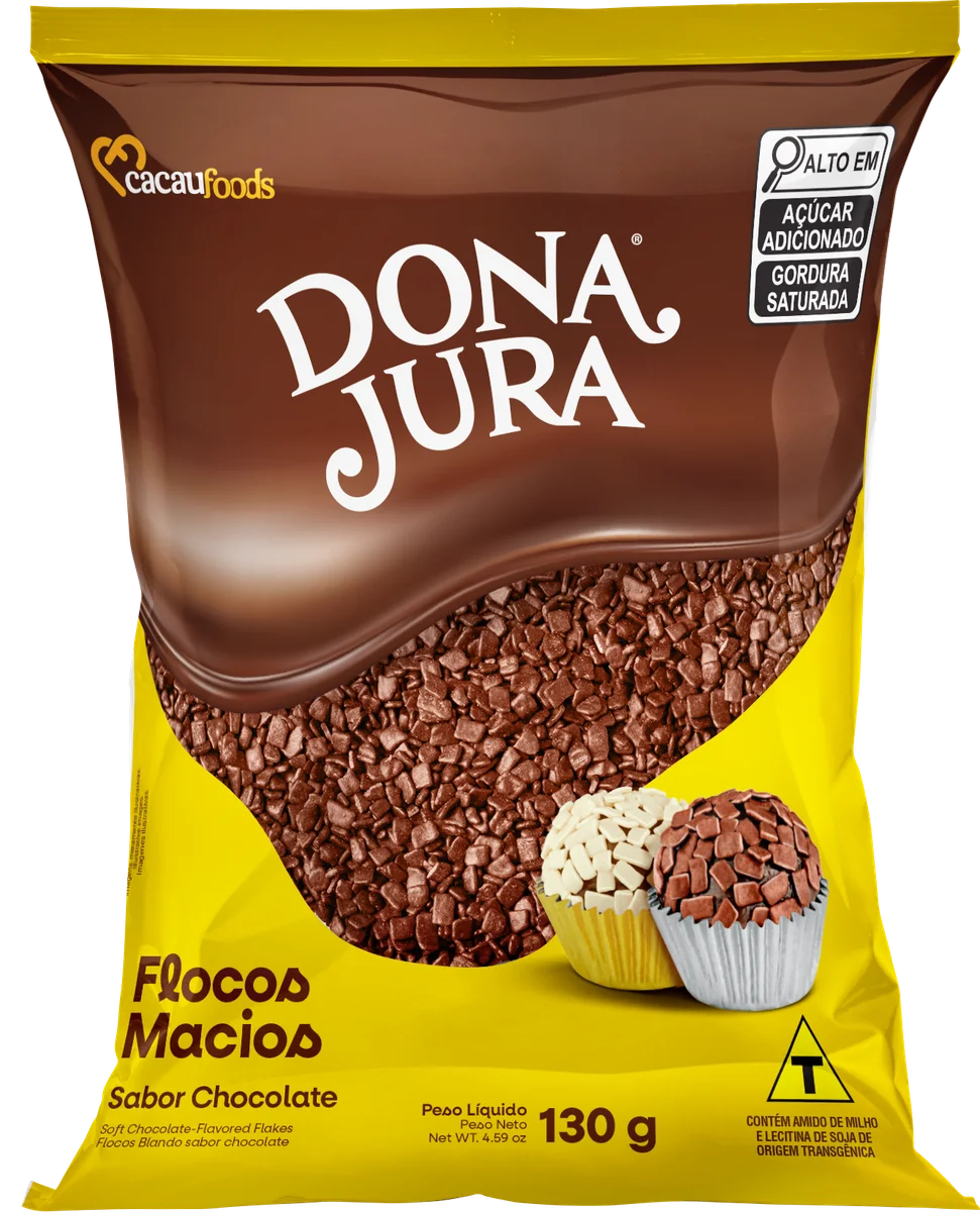 Flocos Macio Sabor Chocolate Bag 130g