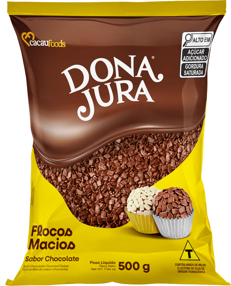 Flocos Macio Sabor Chocolate Bag 500g/1kg