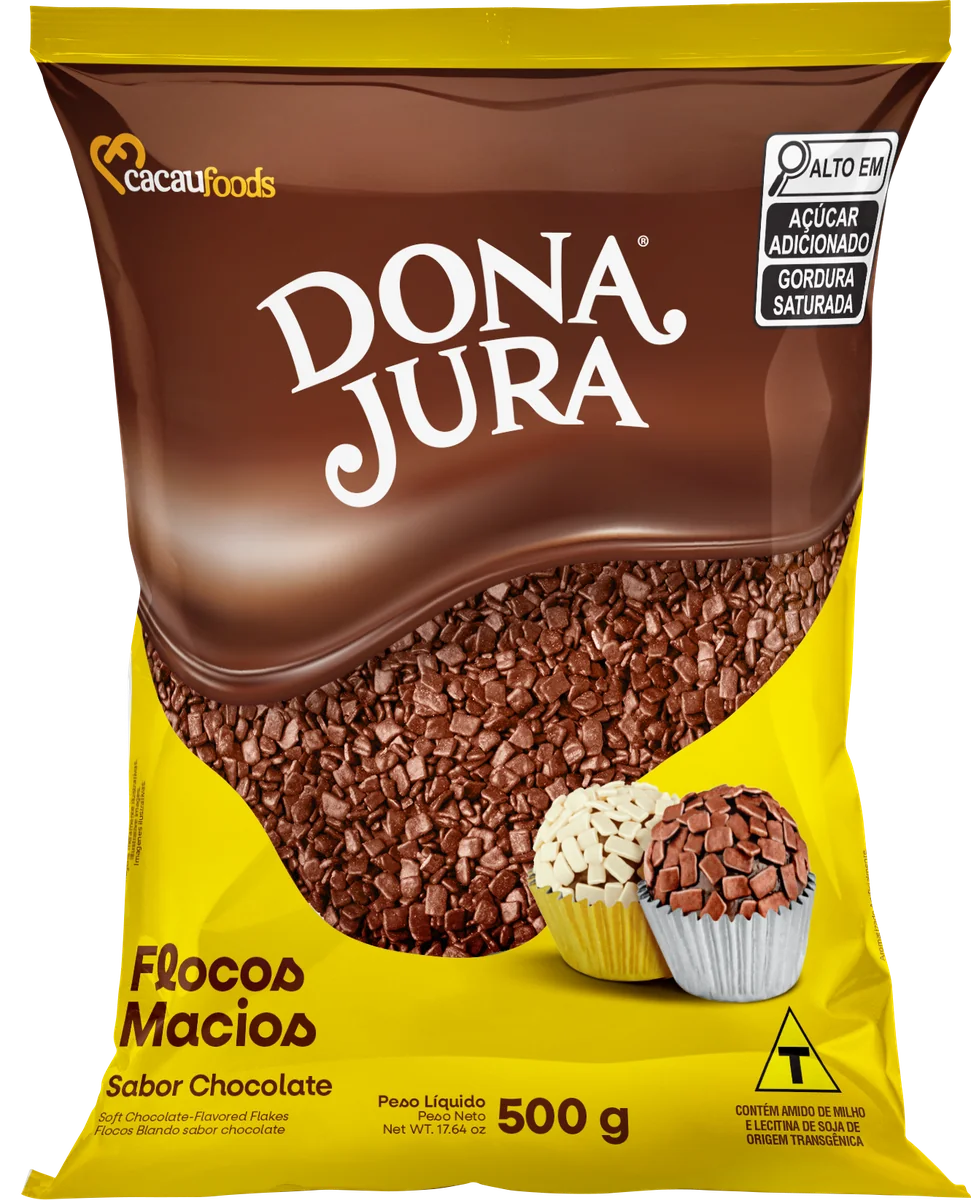 Flocos Macio Sabor Chocolate Bag 500g/1kg