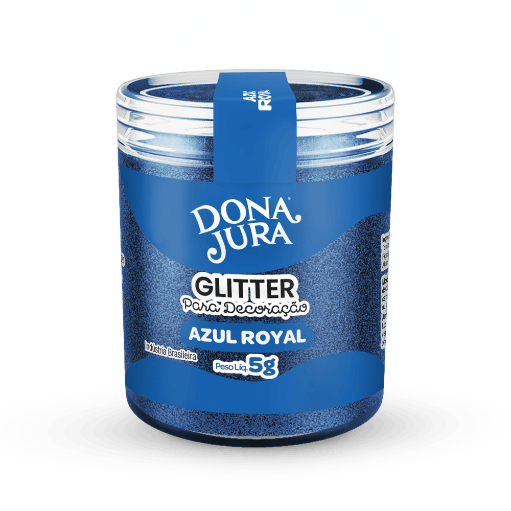 Glitter Para Decoração Azul Royal 5g