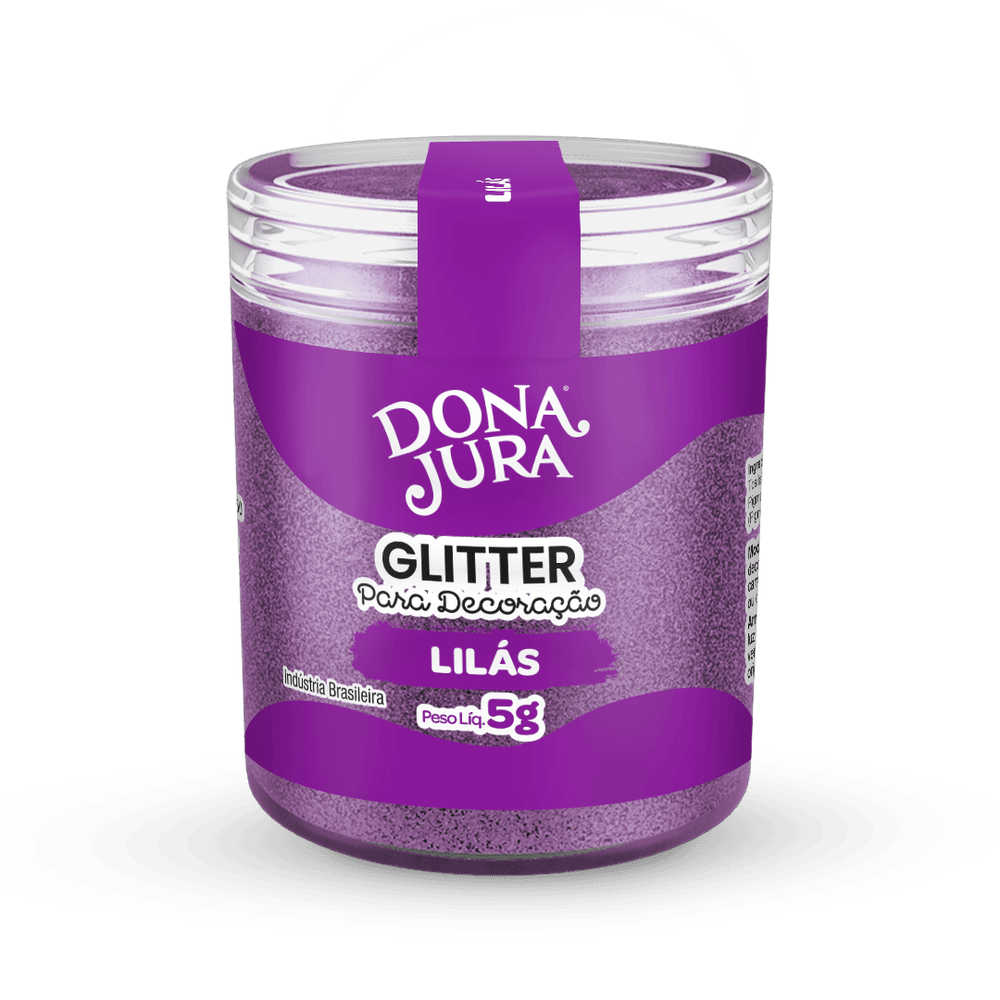 Glitter Para Decoração Lilás 5g
