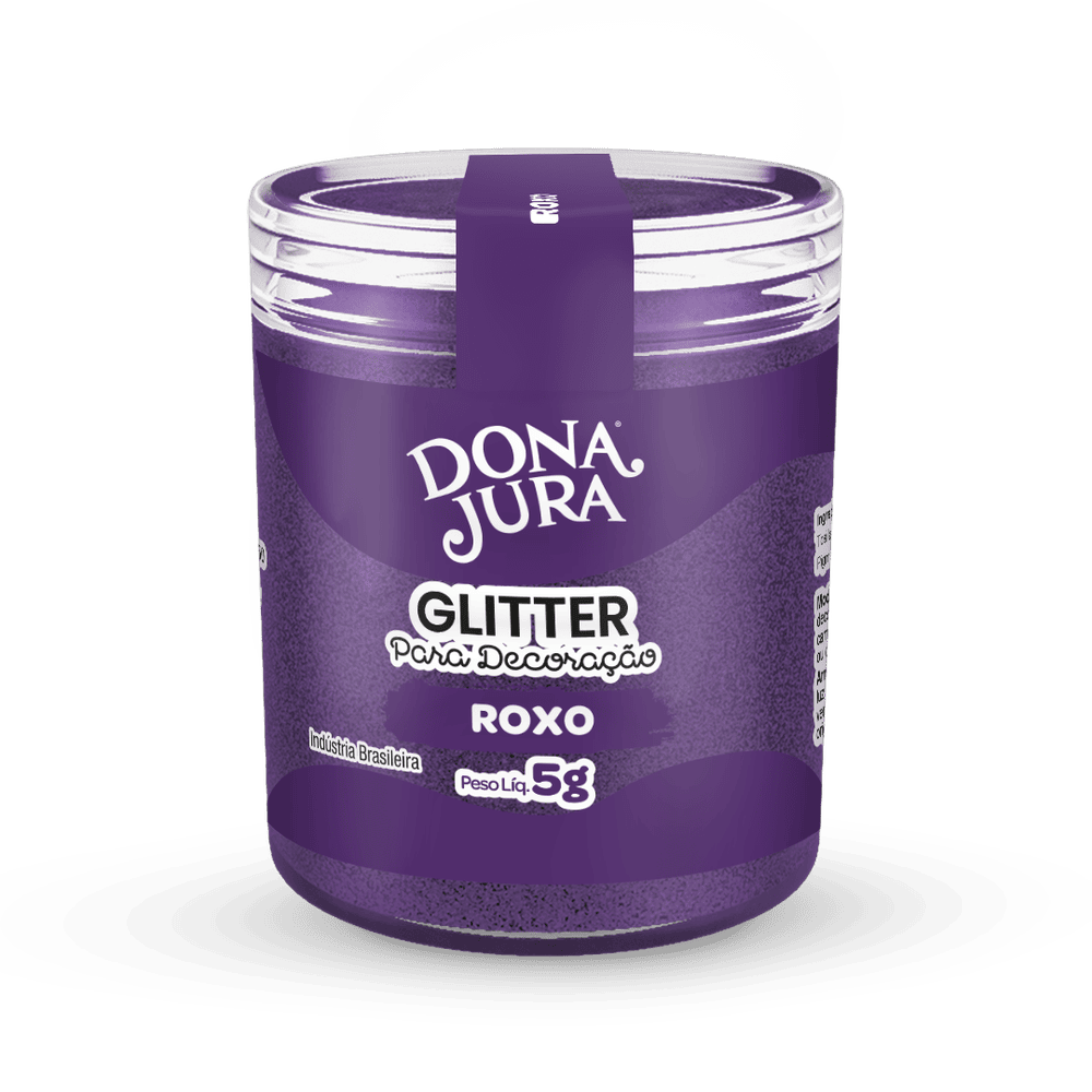 Glitter Para Decoração Roxo 5g