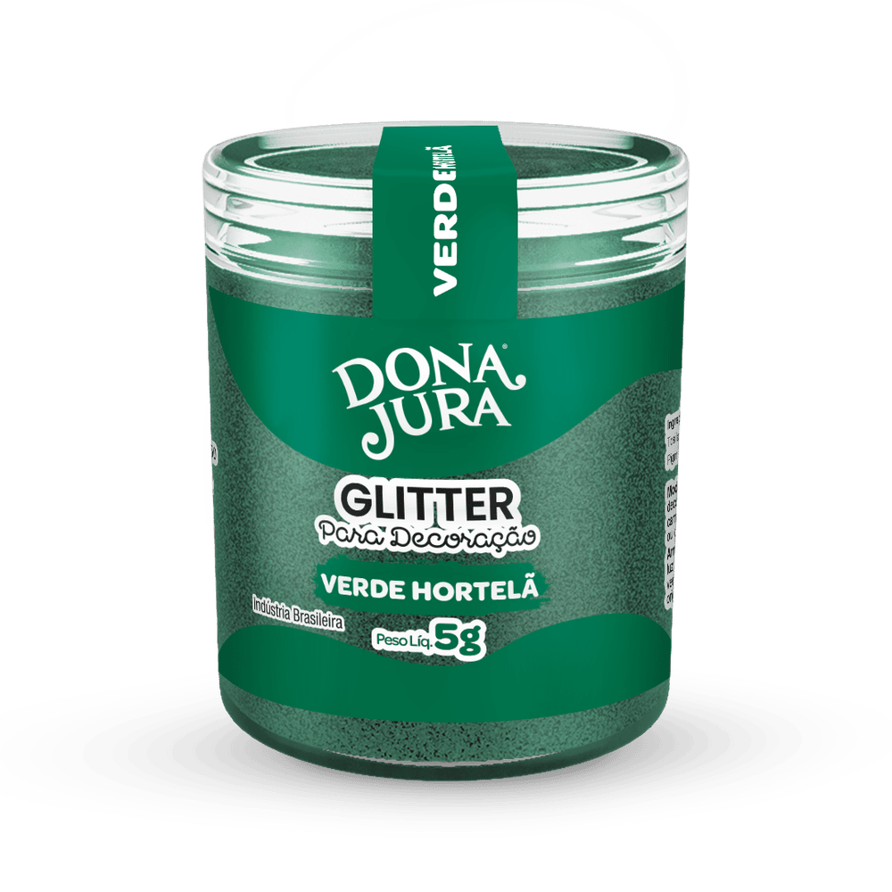 Glitter Para Decoração Verde Hortelã 5g
