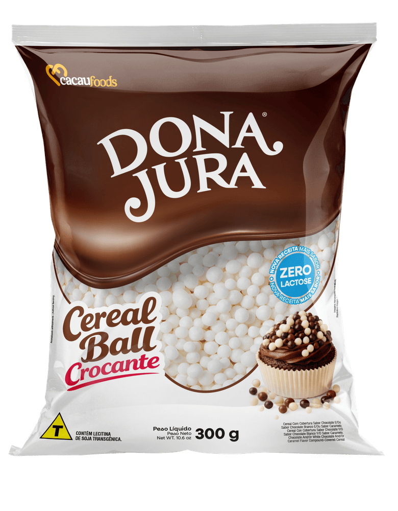 Mini Cereal Crocante Branco Bag 300g