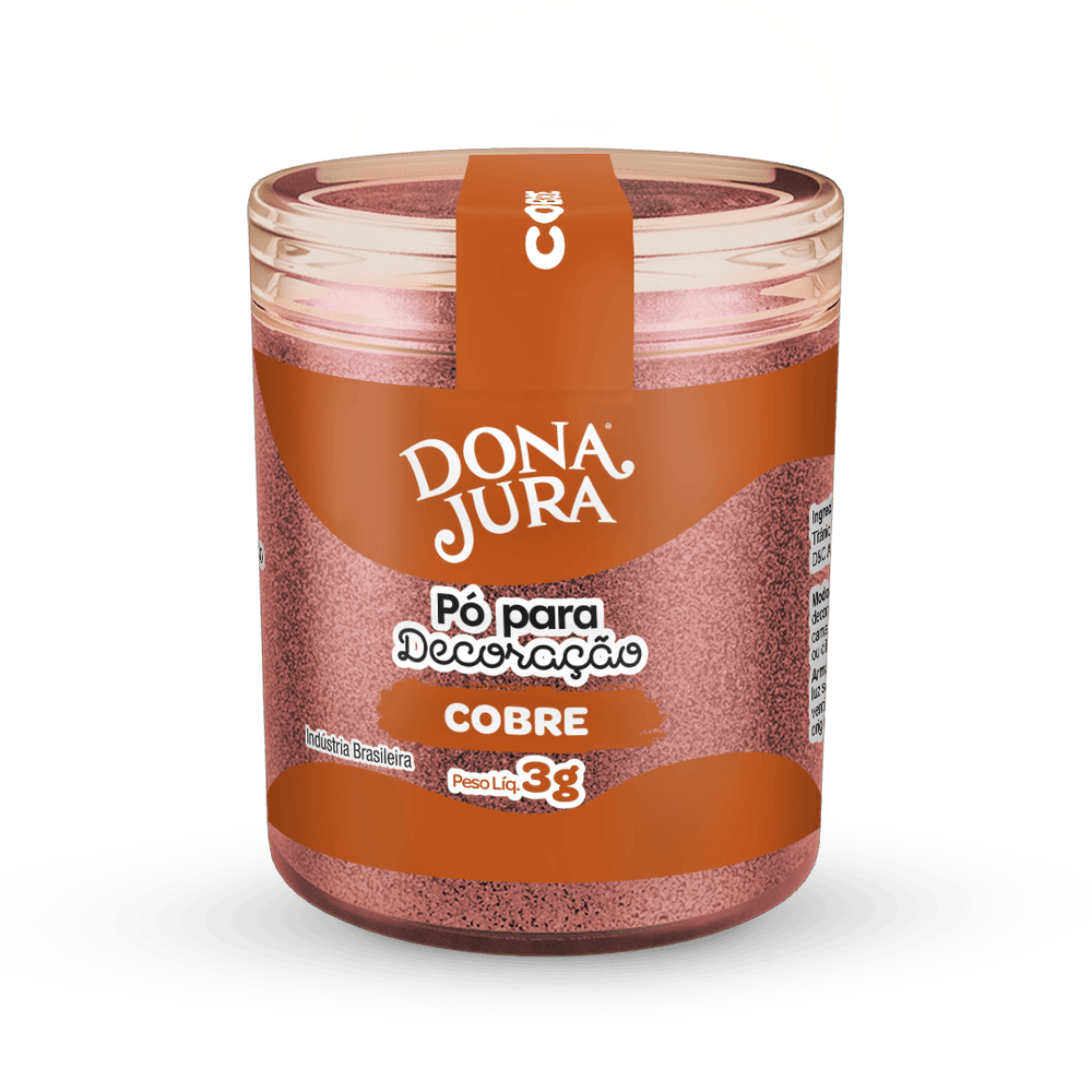 Pó para Decoração Cobre 3g