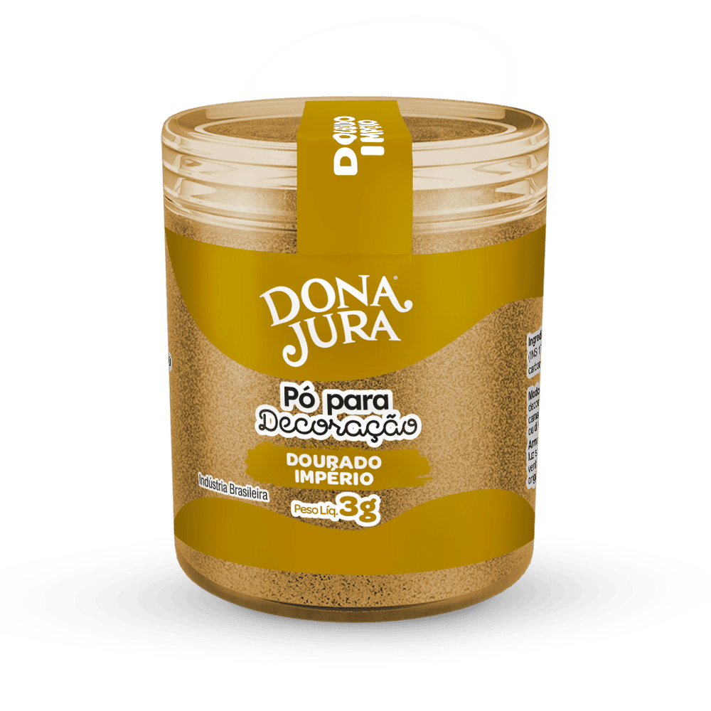 Pó para Decoração Dourado Império 3g