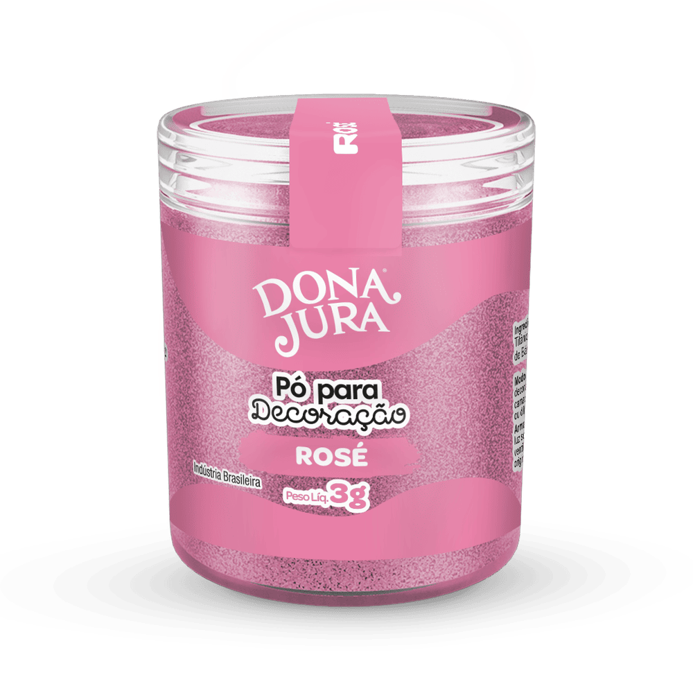 Pó para Decoração Rosé 3g