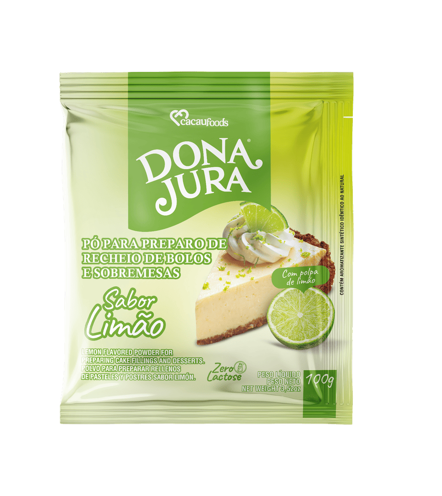 Pó para Sobremesa sabor Limão 100g