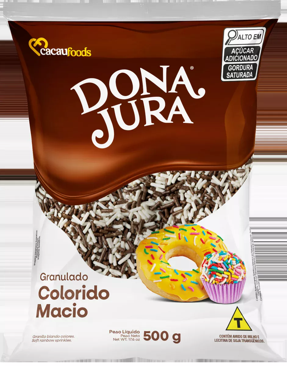Granulado Macio Branco e Preto Bag 130/500g