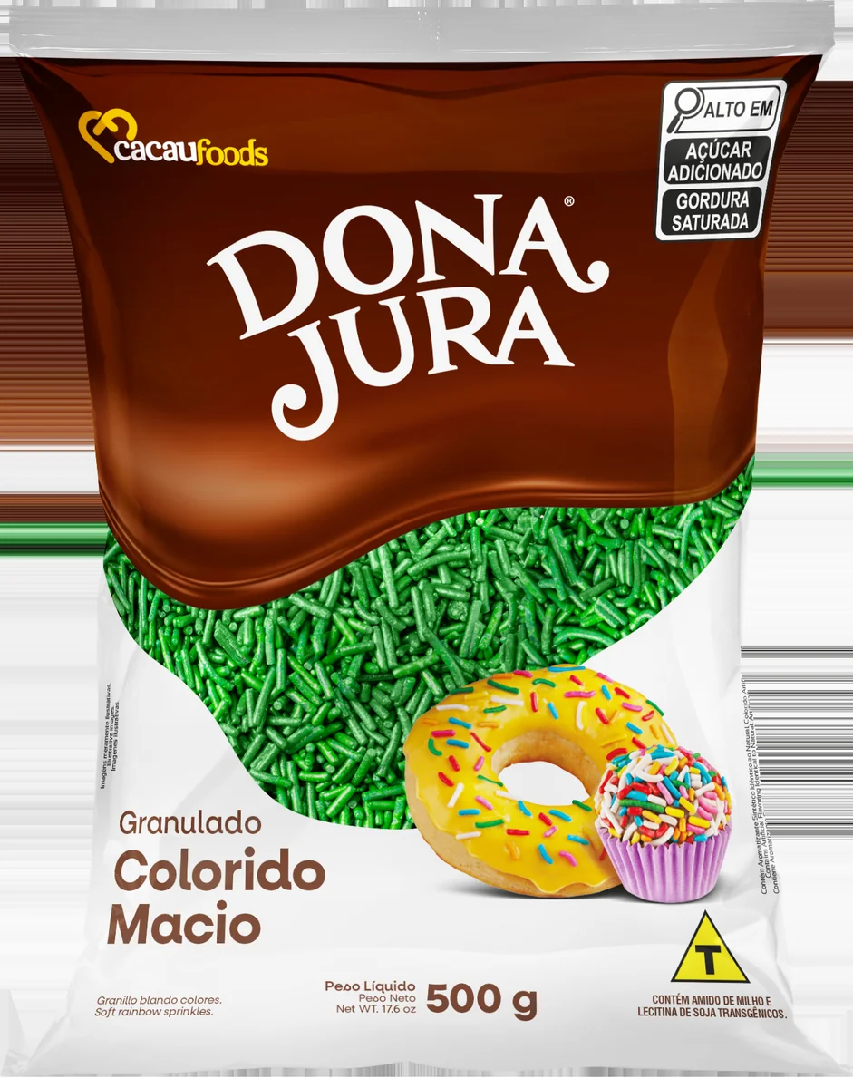 Granulado Macio Verde Bag 130/500g