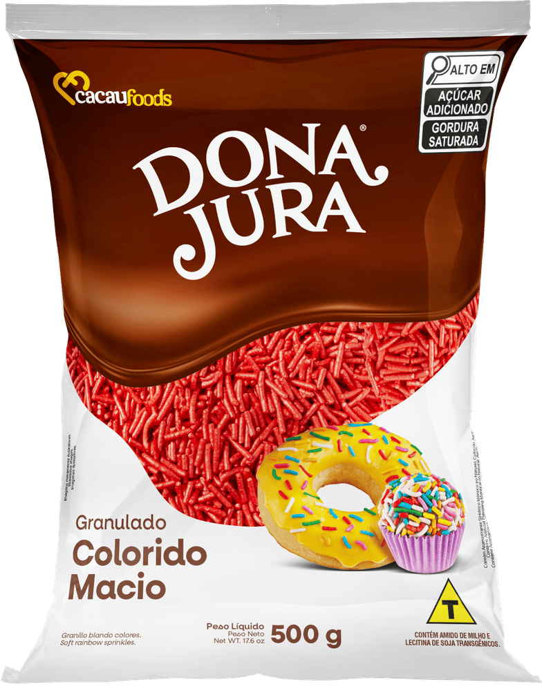 Granulado Macio Vermelho Bag 130/500g