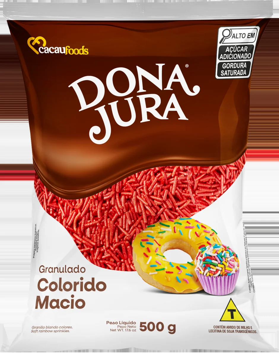 Granulado Macio Vermelho Bag 130/500g
